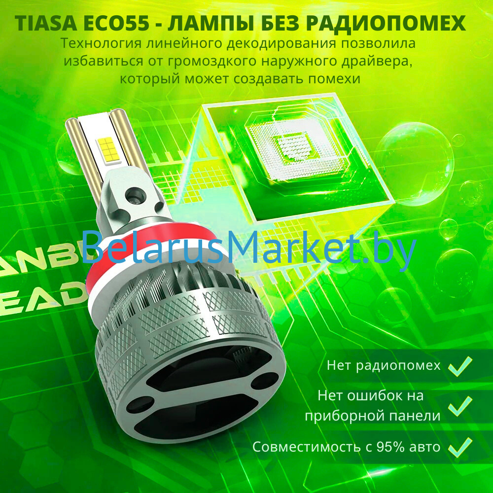 фото TIASA ECO55 H7 LEDдетальное