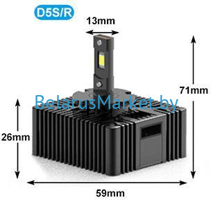 фото SANRISE HID to LED D5Sдетальное