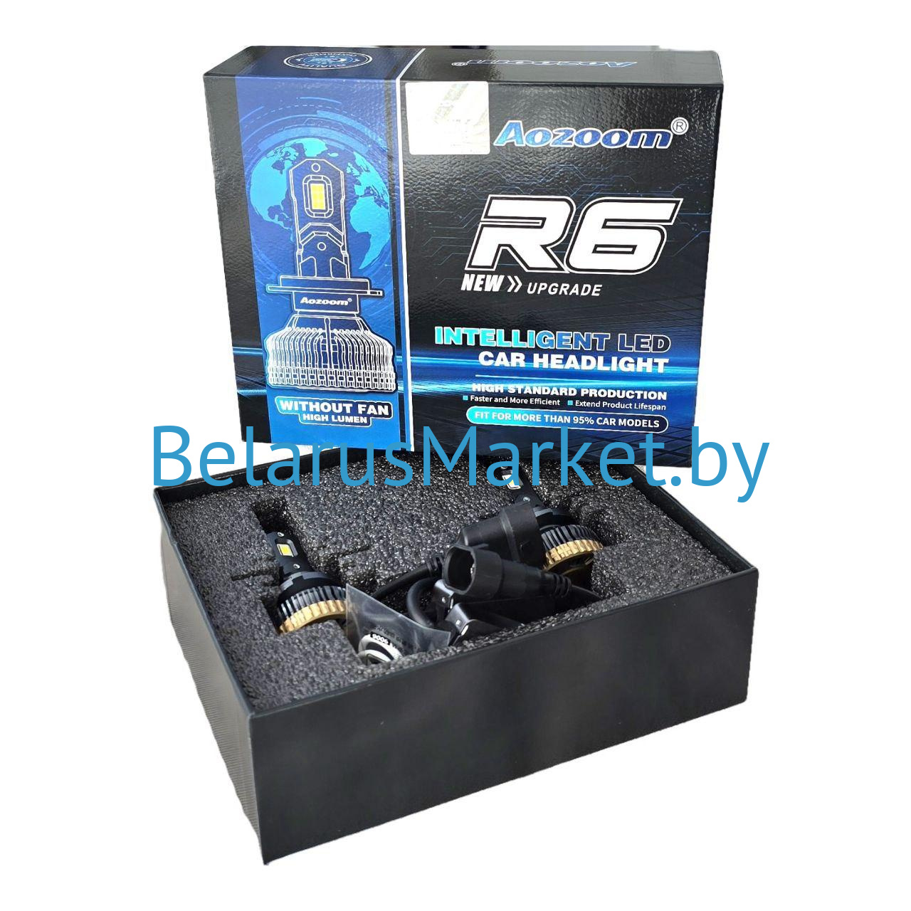 фото Aozoom R6 HB4 ( 9006 ) LEDдетальное