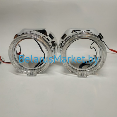 фото Maska 2.5" №11 LED круглая - маска для линзы с "ангельским глазиком"детальное