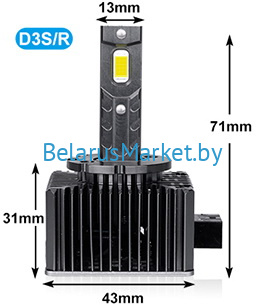 фото SANRISE HID to LED D3Sдетальное